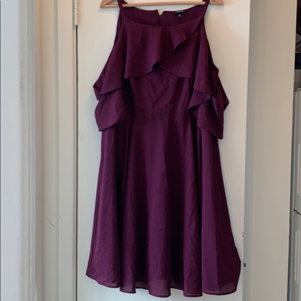 Torrid plum colored dress 16